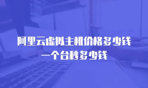 阿里云虚拟主机价格多少钱一个台秒多少钱