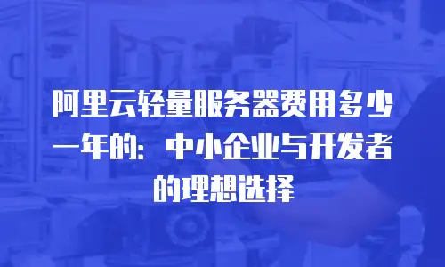 阿里云轻量服务器费用多少一年的：中小企业与开发者的理想选择