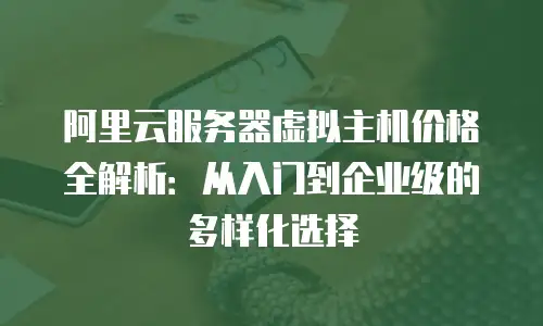 阿里云服务器虚拟主机价格全解析：从入门到企业级的多样化选择