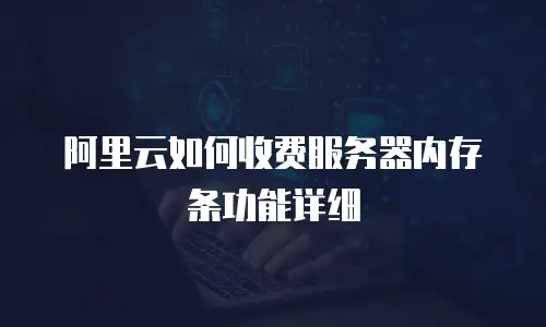 阿里云如何收费服务器内存条功能详细