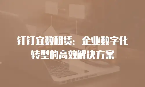 钉钉宜数租赁：企业数字化转型的高效解决方案