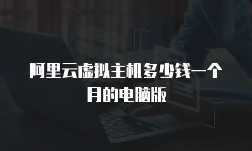 阿里云虚拟主机多少钱一个月的电脑版