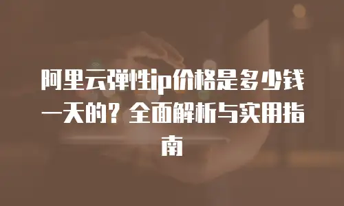 阿里云弹性ip价格是多少钱一天的？全面解析与实用指南