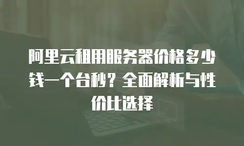 阿里云租用服务器价格多少钱一个台秒？全面解析与性价比选择