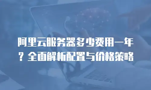 阿里云服务器多少费用一年？全面解析配置与价格策略