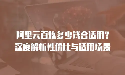 阿里云百炼多少钱合适用？深度解析性价比与适用场景