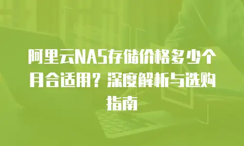 阿里云NAS存储价格多少个月合适用？深度解析与选购指南