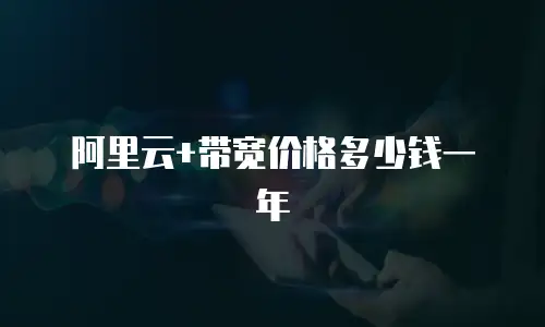 阿里云+带宽价格多少钱一年