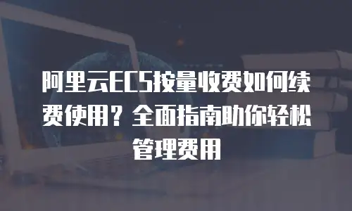 阿里云ECS按量收费如何续费使用？全面指南助你轻松管理费用