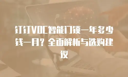 钉钉VOC智能门锁一年多少钱一月？全面解析与选购建议