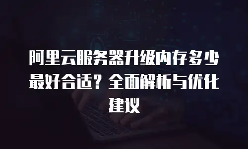 阿里云服务器升级内存多少最好合适？全面解析与优化建议
