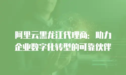 阿里云黑龙江代理商：助力企业数字化转型的可靠伙伴