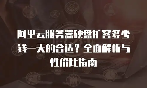 阿里云服务器硬盘扩容多少钱一天的合适？全面解析与性价比指南