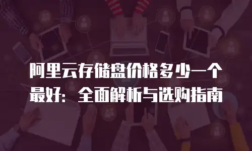 阿里云存储盘价格多少一个最好：全面解析与选购指南