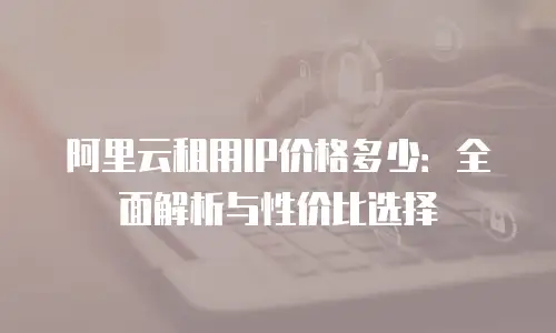 阿里云租用IP价格多少：全面解析与性价比选择