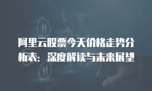 阿里云股票今天价格走势分析表：深度解读与未来展望
