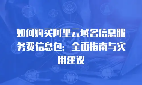 如何购买阿里云域名信息服务费信息包：全面指南与实用建议