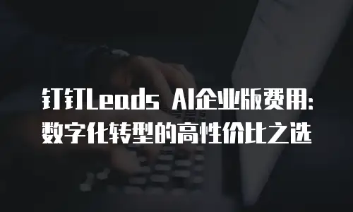 钉钉Leads AI企业版费用：数字化转型的高性价比之选