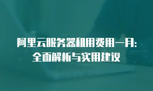 阿里云服务器租用费用一月：全面解析与实用建议