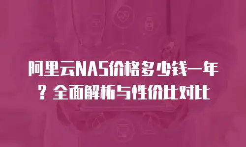 阿里云NAS价格多少钱一年？全面解析与性价比对比