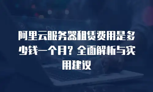阿里云服务器租赁费用是多少钱一个月？全面解析与实用建议