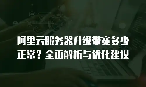 阿里云服务器升级带宽多少正常？全面解析与优化建议