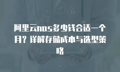 阿里云nas多少钱合适一个月？详解存储成本与选型策略