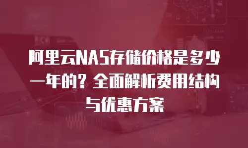 阿里云NAS存储价格是多少一年的？全面解析费用结构与优惠方案
