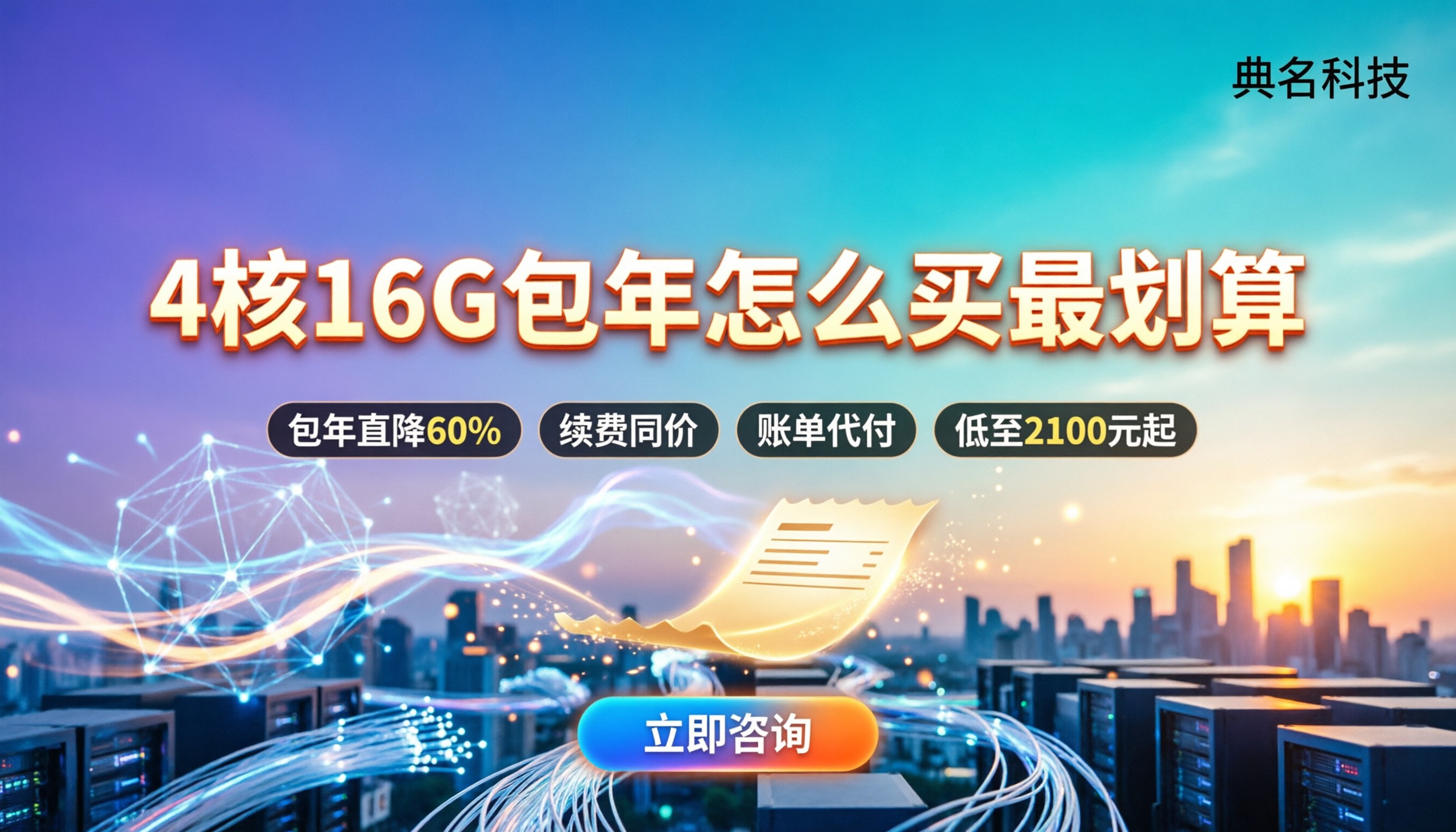 阿里云服务器4核16g价格:包年怎么买最划算?