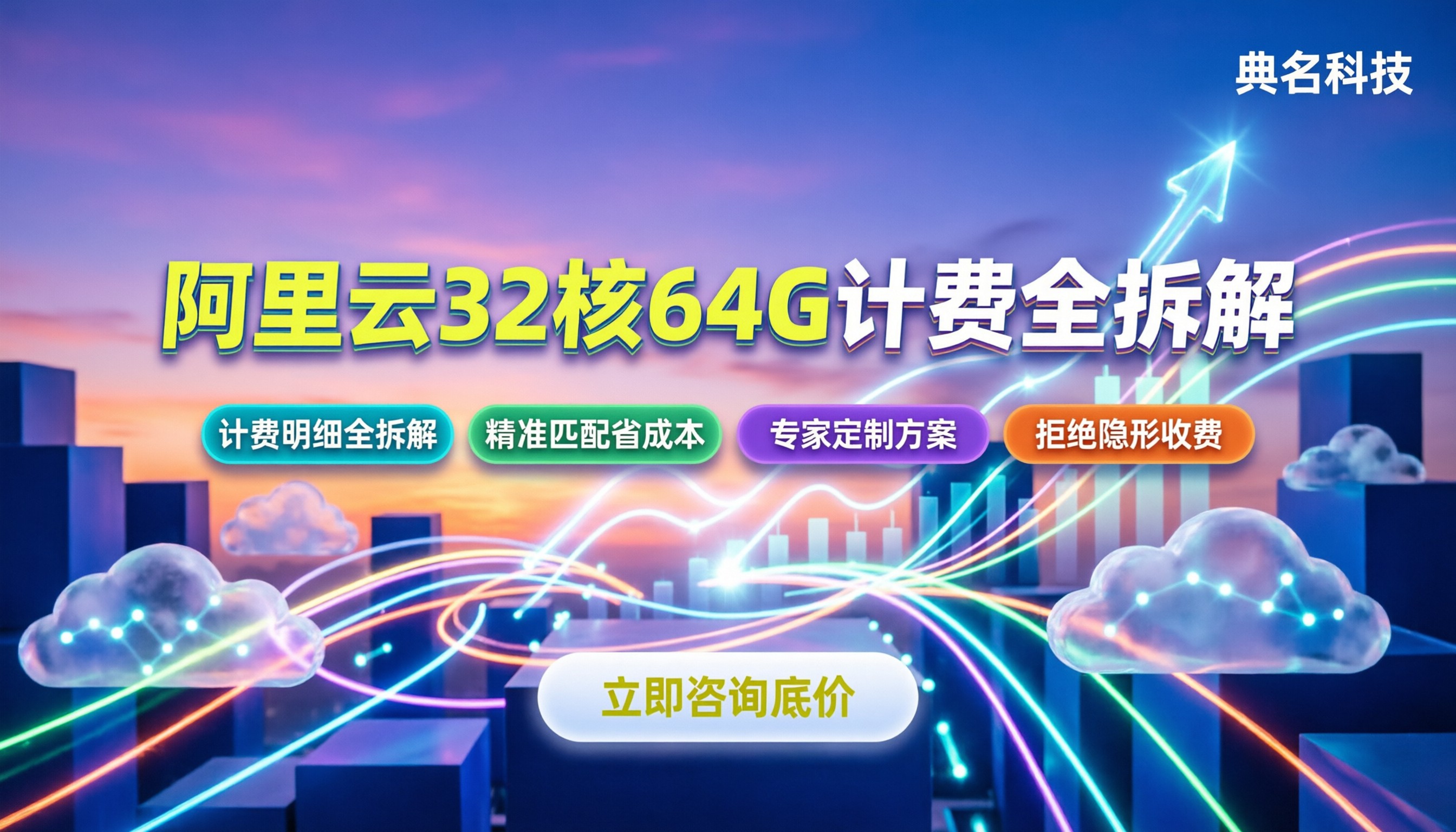 阿里云32核64G包月多少钱：实际计费拆解与省钱渠道