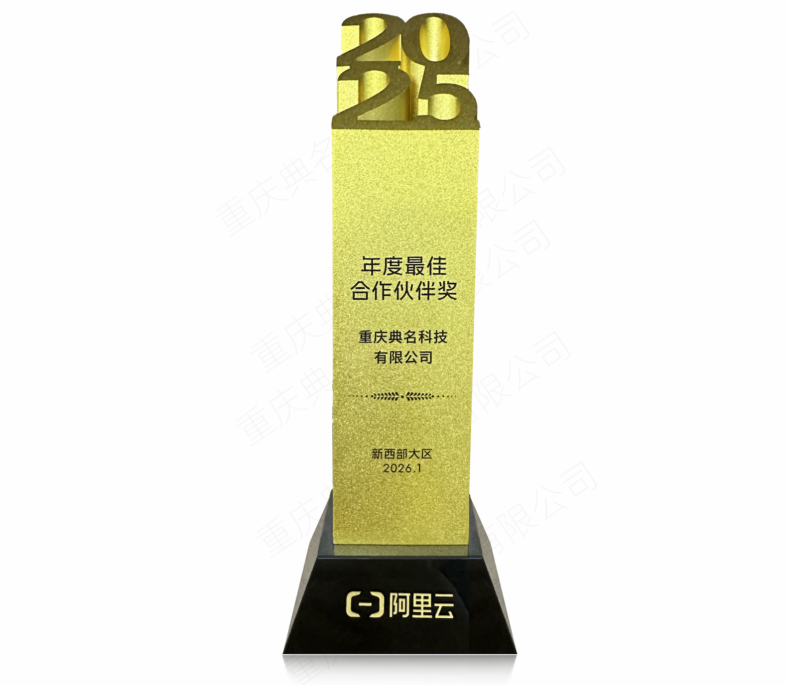 重庆典名科技蝉联阿里云"年度最佳合作伙伴奖"，AI时代合作再启新篇