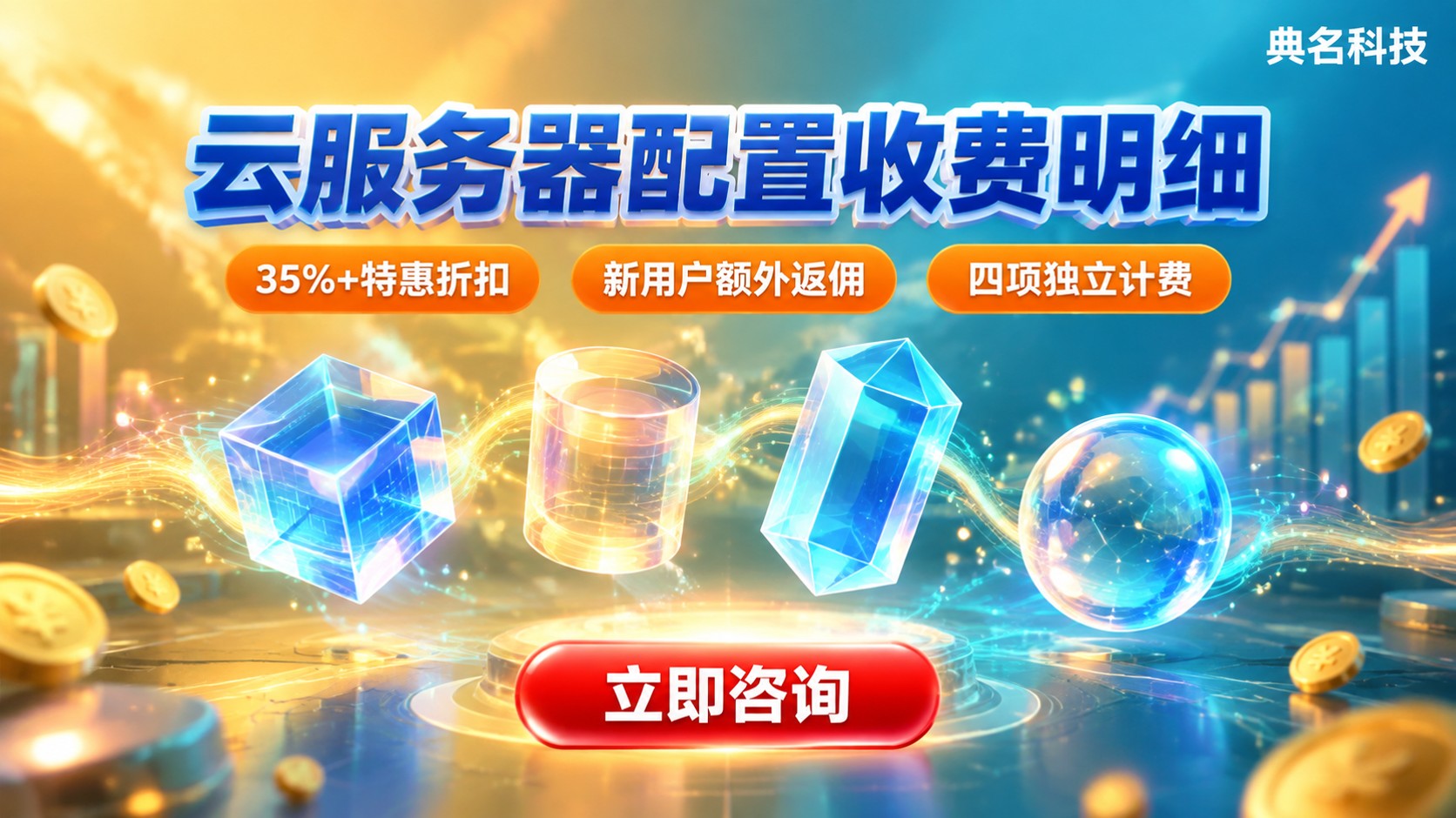 云服务器配置收费最新明细:实例、带宽与包年包月