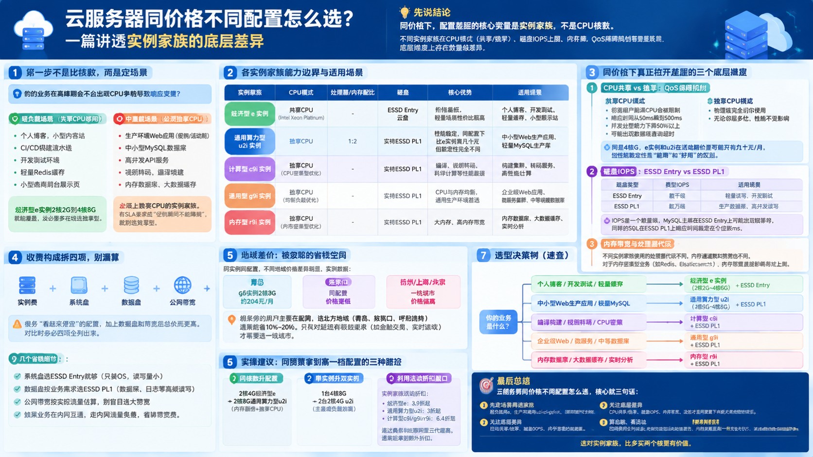 云服务器同价不同配置选购标准：场景、性能与折扣