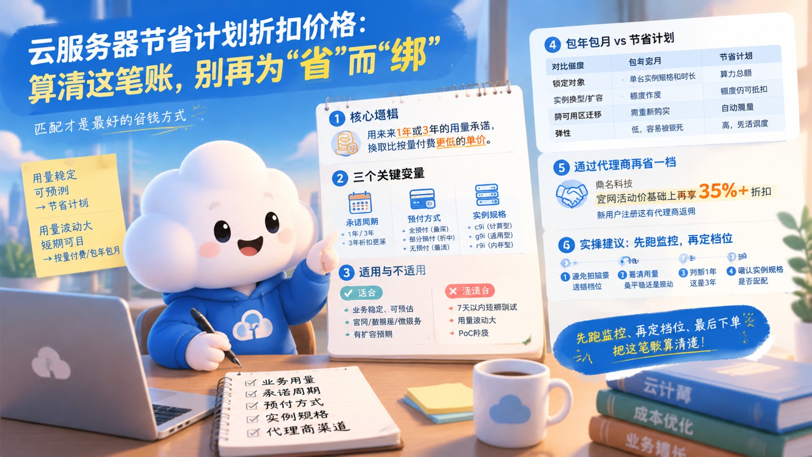 云服务器节省计划折扣价格:折扣区间与计费规则