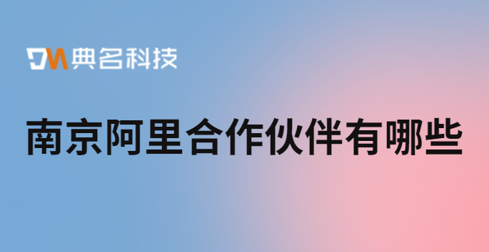 南京阿里合作伙伴有哪些