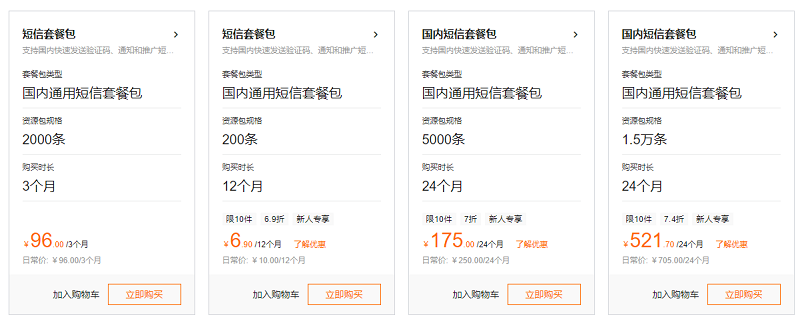 阿里云短信包怎么购买？阿里云短信服务价格