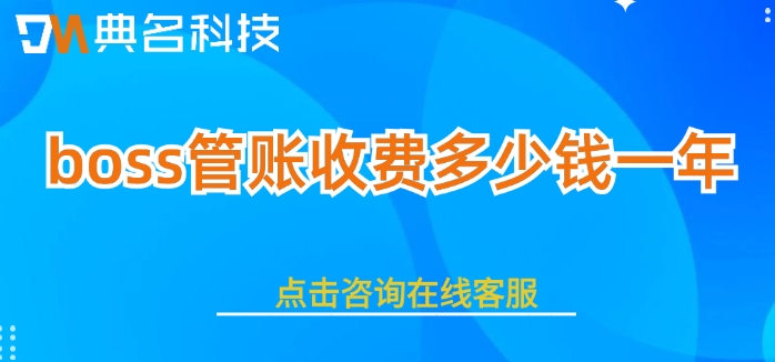 boss管账价格表：boss管账收费多少钱一年